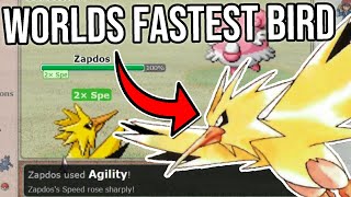 Agility Pass Zapdos is BROKEN in Gen 3 Competitive Pokemon.