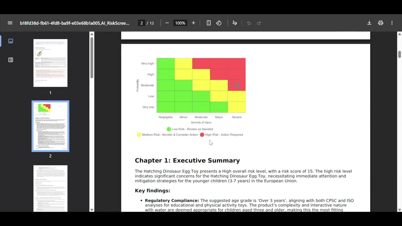 ICW's AI Risk Screening Tool (Toy Demo)