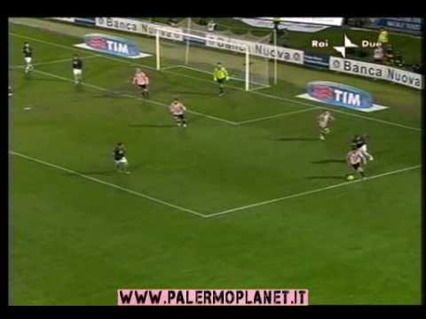 Palermo Napoli 2 - 1 8/2/2009 Sintesi highlights 23° giornata HD HQ