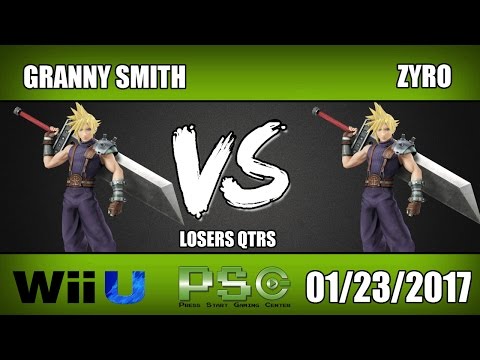 Granny Smith (Cloud) vs Zyro (Cloud/Corrin)- Wii U Losers Quarters - S4M