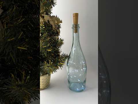 LED гірлянда Пробка покращена модель від батарейки ААА з 20 LED діодами 2 м колір Холодний білий без мерехтіння