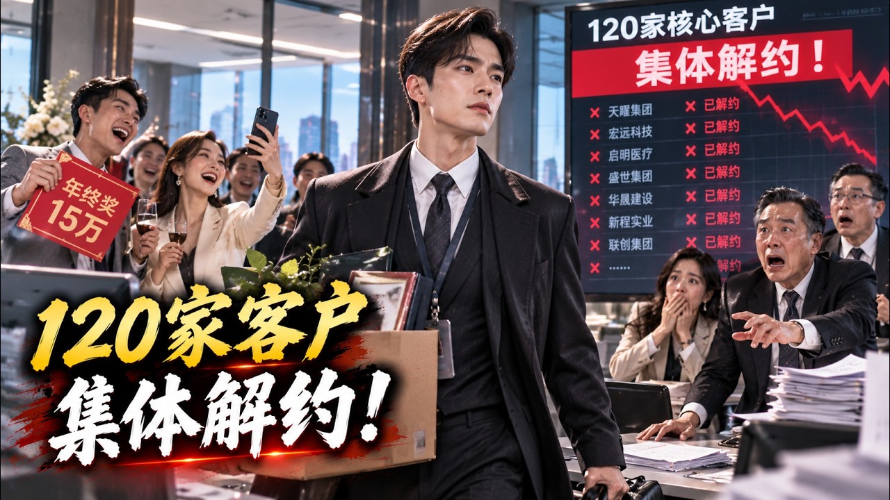 我替公司守住120家大客户，老板年终只给6800，还说“平台大于个人”！我笑着递交辞职信，几天后公司资?