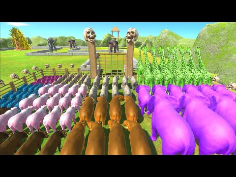 MODERN MAMMALS Championship - Animal Revolt Battle Simulator