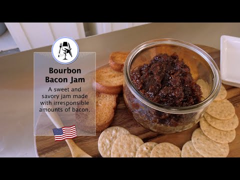 Bourbon Bacon Jam Recipe (USA) | Flights of Food