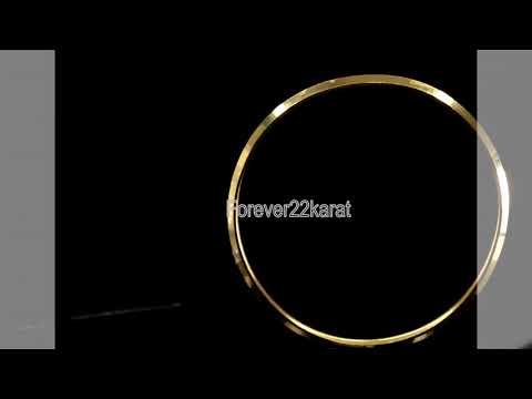 22k 22ct Solid Gold ELEGANT Children Bangle Simple Design Size 2.3 inch CB1214