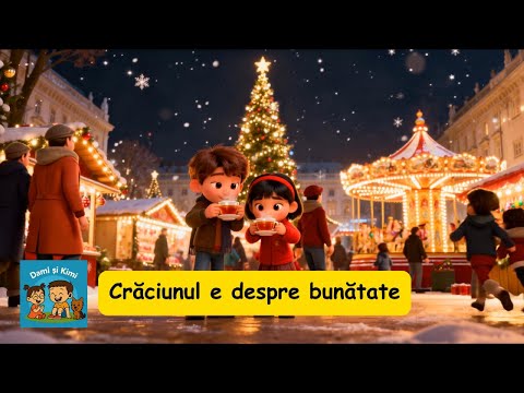 Crăciunul e despre bunătate 🎄 Cântec de Crăciun pentru copii | Dami și Kimi
