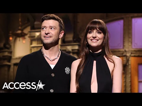 Dakota Johnson Makes a Hilarious Reunion with Justin Timberlake on SNL
