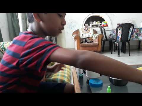 Puranjay's slime making video