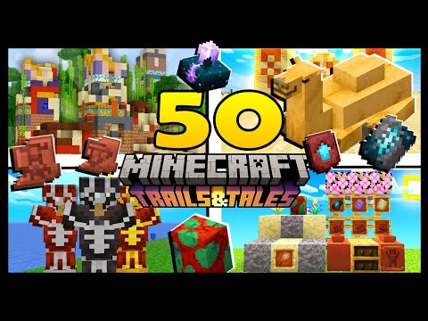 50 THINGS YOU NEED TO KNOW ABOUT THE MINECRAFT 1.20 UPDATE (TRAILS AND TALES)
