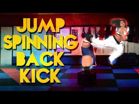 Jump Spinning Back Kick Tutorial