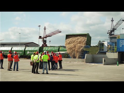 Innofreight – Smart GigaWood & Stationary Unloading Machine for Woodchips