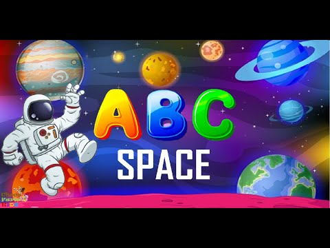 Alphabet Space - ABC Songs for Kids - Learn the alphabet A to Z