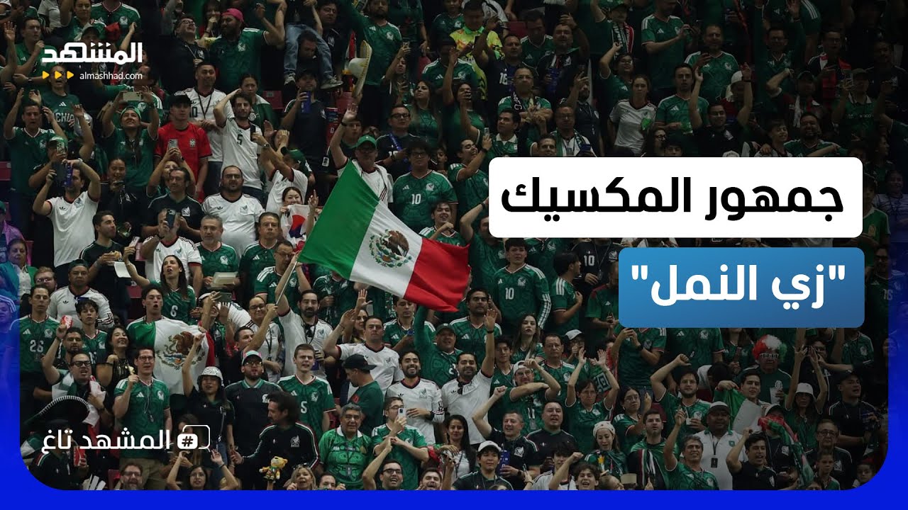 "زي النمل".. "الأسفلت" اختفى تحت أقدام جمهور المكسيك بعد الفوز على كوريا - المشه