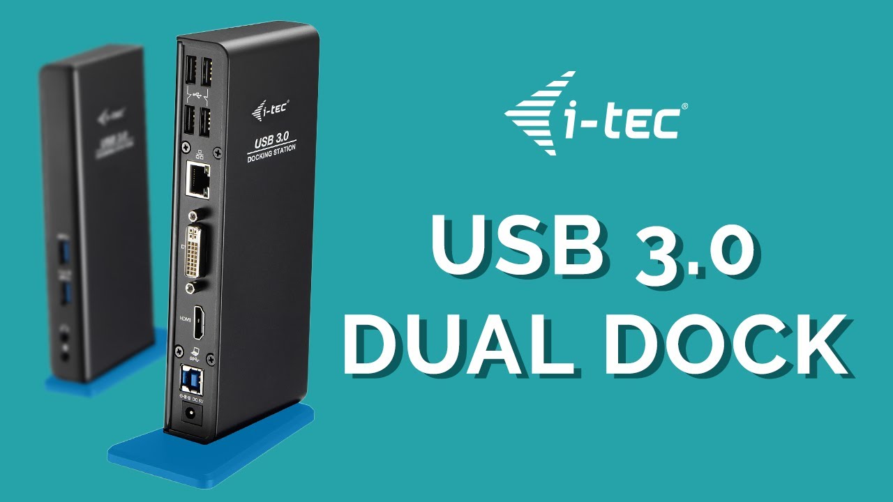 i-tec Dockingstation USB-A Dual + USB Charging Port