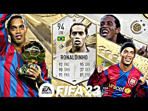 JOGA BONITO!🤙🇧🇷 - 94 RATED PRIME ICON RONALDINHO PLAYER REVIEW - FIFA 23