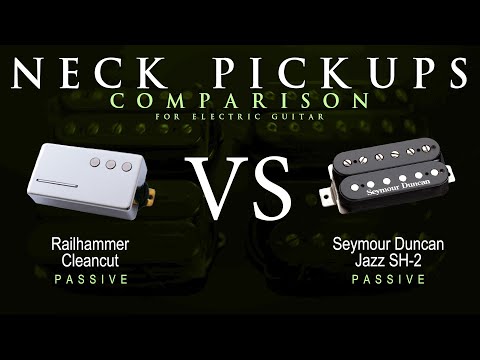 Railhammer CLEANCUT vs Seymour Duncan JAZZ SH-2 - Neck Guitar Pickup Comparison Tone Demo