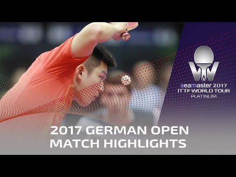 2017 German Open Highlights: Fan Zhendong vs Patrick Franziska (R1)
