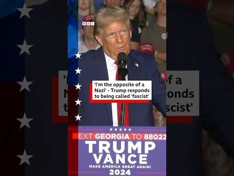Video | Donald Trump responds to accusations he is a 'facist'. #Trump #BBCNews