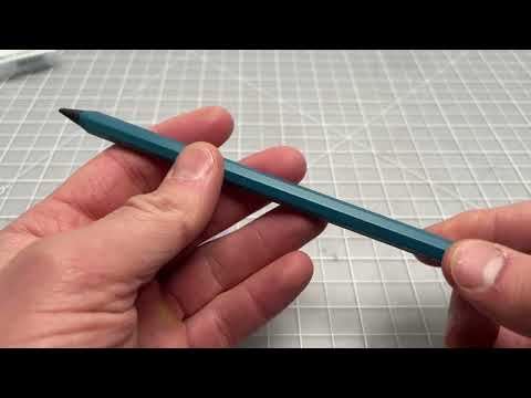 Part of a video titled Is The Metacil No-Sharpen Metal Pencil Any Good? - YouTube
