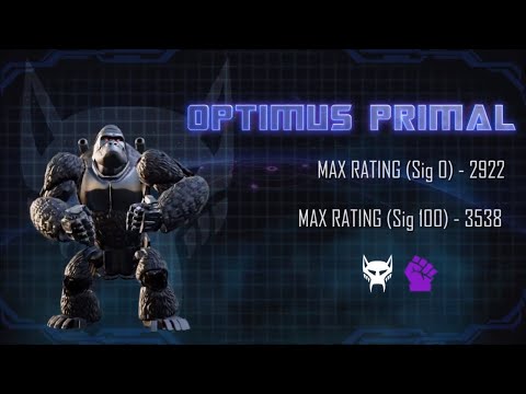 BOT SHOWCASE | OPTIMUS PRIMAL | Transformers Forged To Fight(TFTF) by KABAM | ZIBON'S ZONE(ZIBON)