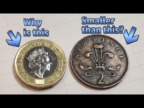 Why Is The UK 2 Pence Coin So Big?  A Rambling Look At British Currency