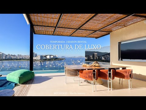 W05.180 - Incrível cobertura duplex com piscina e vista panorâmica em Botafogo