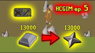 I Mined, Smithed and Crafted 13k Silver Ore For My Team - (HCGIM) ep. 5