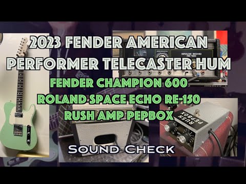 Fender American Performer Telecaster Hum Satin Surf Green Rosewood Fretboard 2023(VIDEO!) image 21