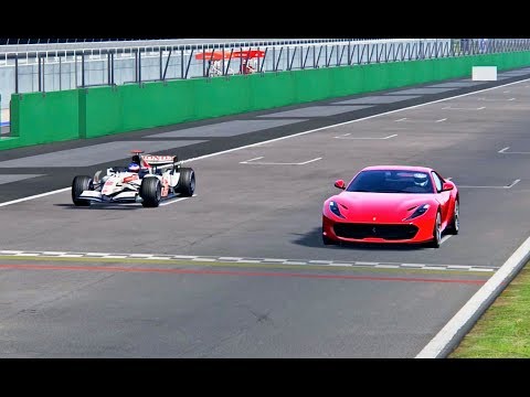 Ferrari 812 Superfast vs F1 Bar Honda 2006   Monza