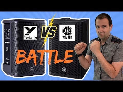 Portable PA Speaker BATTLE! Yorkville EXM Pro10 vs Yamaha DXR8 MKII