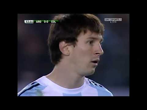 ARG 38. Lionel Messi vs Colombia - Qualifiers WC 2010 (Home) 08-09