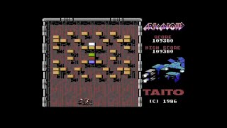 [★★★★★★★★☆☆] Arkanoid — 109.380p on Commodore C16 / C116 / Plus/4
