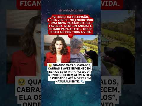 LÚCIA VERÍSSIMO CRIOU UM ASILO PARA ANIMAIS