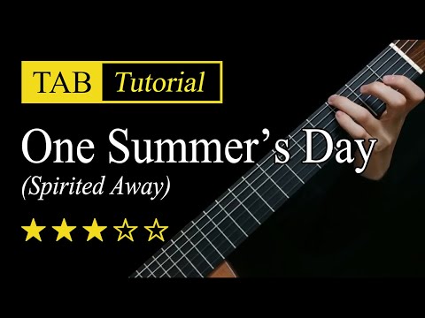 One Summer's Day - Guitar Lesson + TAB