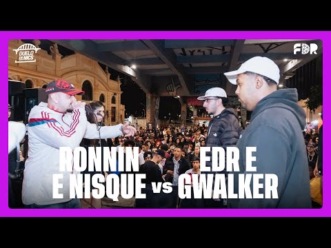 RONNIN E NISQUE VS EDR E GWALKER  (PRIMEIRA FASE) - DUELO DE MCS - 14/06/2024