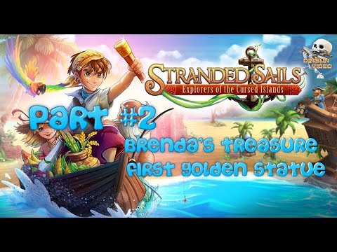Stranded Sails Walkthrough Part #2, Brenda's Treasure & First Golden Statue (Apple Arcade)