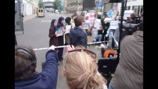 ویدیوی لو رفته از "تظاهرات ساختگی مسلمانان"