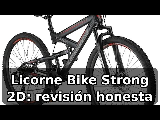 Vídeo relacionado con Licorne Bike - Bicicleta de Montaña 2D de, 26, 27.5 y 29 Pulgadas, Frenos de Disco Delanteros y Traseros, Cambio de 21 Velocidades, Suspensión Completa (27.5 Pulgadas, Antracita)