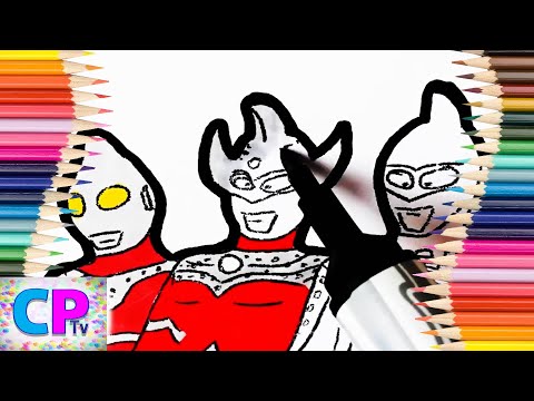 All Ultraman Superheroes Super Speed Coloring,Ultraman King,Ultraman Zero,Ultraman Seven and Others