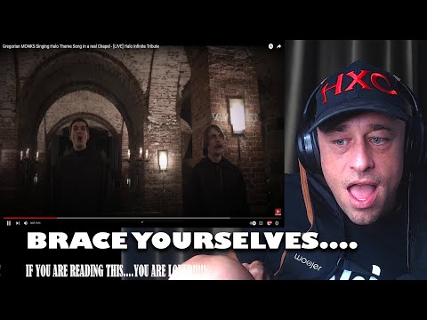Gregorian MONKS Singing Halo Theme Song in a real Chapel - [LIVE] Halo Infinite Tribute Reaction!