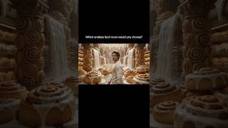 Which endless food room would you choose? #aiasmr #asmr #dotcake