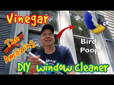 DIY Window Cleaner! Vinegar comes to the rescue. Again!