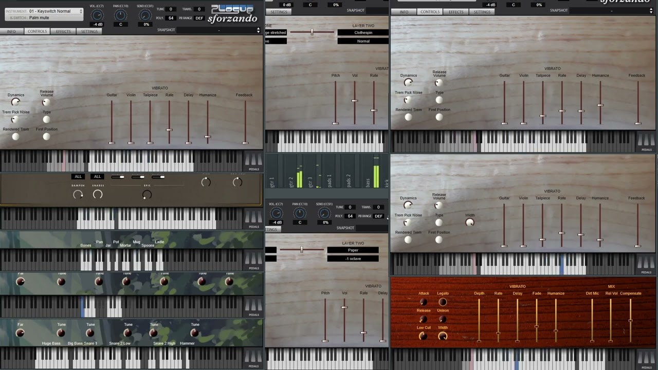 "Lullabye Of The Leaves" demo of Surfkiss guitar sample library