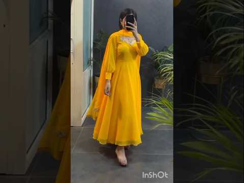 Gorgeous 🥰beautiful georgette fabric dresses. //