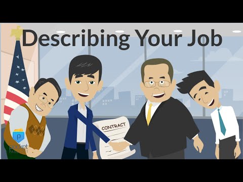 Describing Your Job