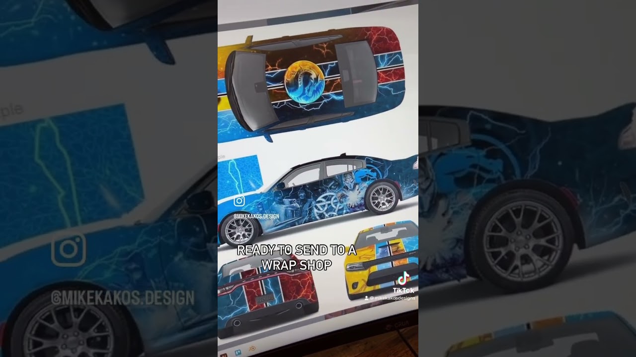 Car Wrap Design Tutorial is posted!