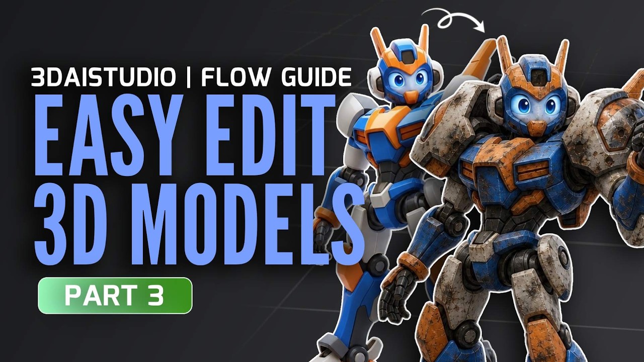 Flow Part 3: Consistent 3D Edits from Every Angle