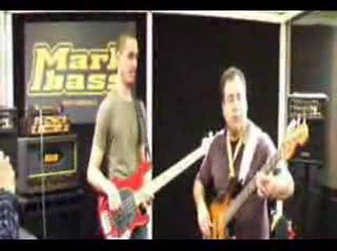 Pippo Matino and Felix Pastorius at Musikmesse