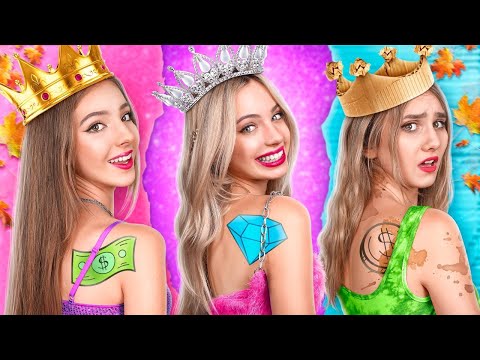 Poor vs Rich vs Giga Rich | Who Will Be the Fall Prom Queen