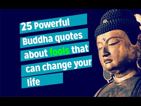 Powerful buddha quotes about fools that can change your life